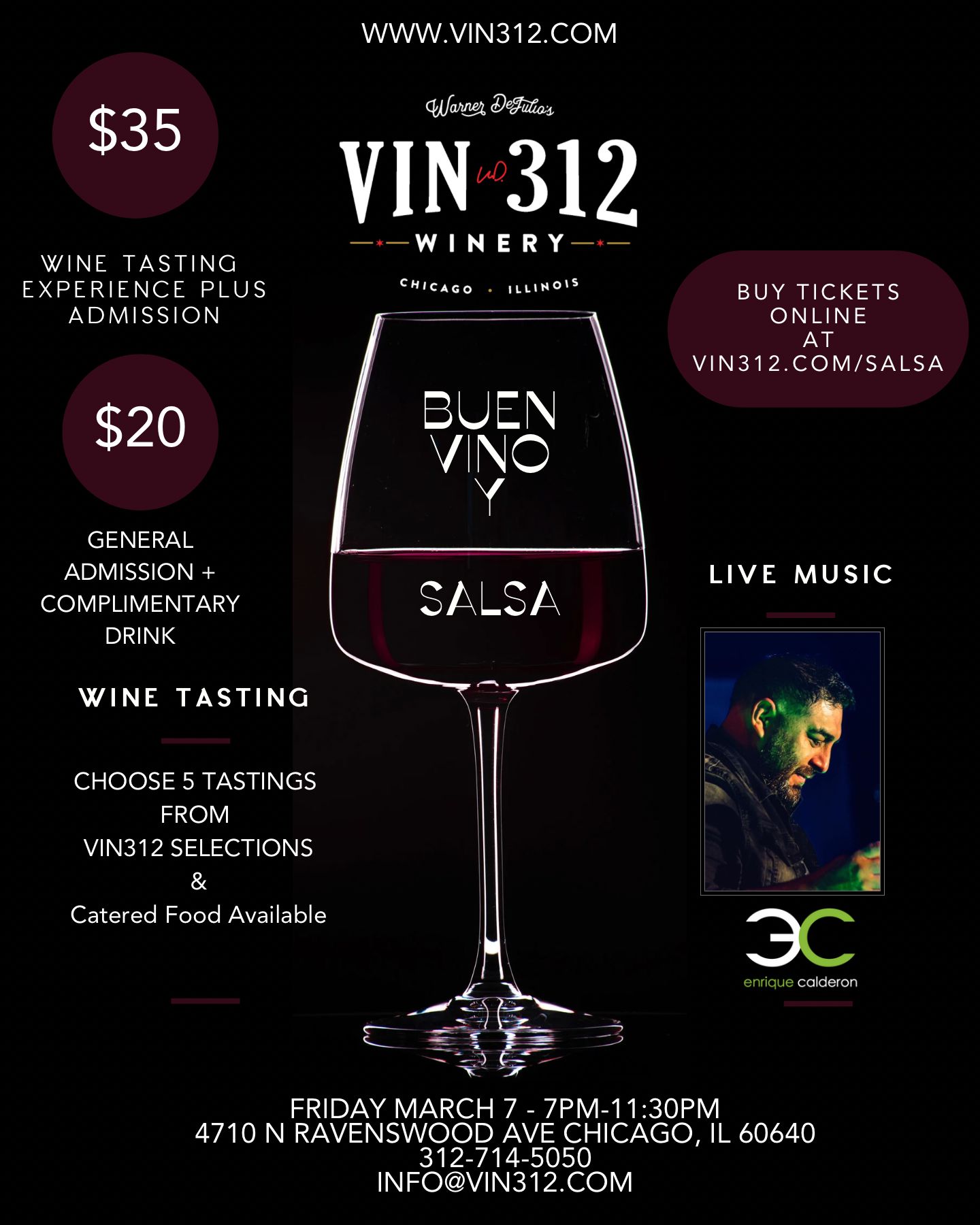 Product Image for Event - Buen Vino y Salsa - First Fridays